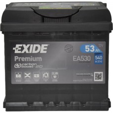 EXIDE Premium Carbon Boost 2.0 6СТ-53Ah АзЕ 540A (EN) EA530