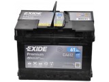EXIDE Premium Carbon Boost 6СТ-61Ah АзЕ 600A (EN) EA612