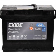 EXIDE Premium Carbon Boost 2.0 6СТ-64Ah АзЕ 640A (EN) EA640