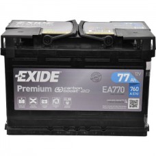 аккумулятор EXIDE Premium Carbon Boost 2.0 6СТ-77Ah АзЕ 760A (EN) EA770