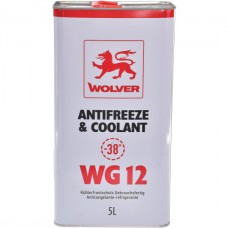 Wolver Antifreeze & Coolant WG12 G12 червоний -38 °C 5 Л