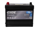 EXIDE Premium 6СТ-75Ah Аз ASIA 630A (EN) EA755