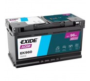 Акумулятор EXIDE START-STOP AGM 96Ah Ев (-/+) (850EN) (д353*ш175*в190) EK960