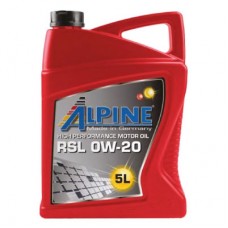 Олива ALPINE 0W-20 RSL ACEA:C5/C6 API:SP(RC) ⚡️BMW Longlife-17⚡️Ford WSS-M2C962-A1 5л