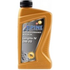 ALPINE 0W-20 Longlife IV ACEA A1-/B1-12 VW 508 00/ 509 00 VW TL 525 77 1л