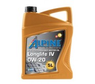 ALPINE 0W-20 Longlife IV ACEA A1-/B1-12 VW 508 00/ 509 00 VW TL 525 77 5л