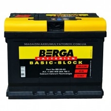 Акумулятор BERGA Basic Block 6СТ-60Ah АзЕ 540A (EN) 5601270547902