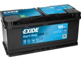 EXIDE Start-Stop AGM 6СТ-105Ah АзЕ 950A (EN) EK1050