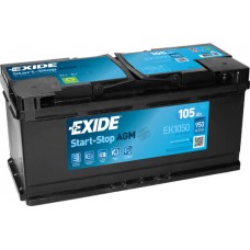 аккумулятор EXIDE Start-Stop AGM 6СТ-105Ah АзЕ 950A (EN) EK1050