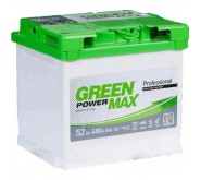 Акумулятор GREEN POWER MAX 6СТ-52Ah Аз 480A (EN)