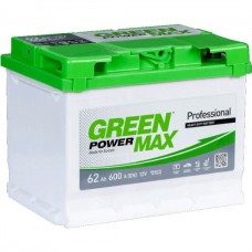 Автомобільний акумулятор GREEN POWER MAX 6СТ-62Ah Аз 600A (EN)⚡ 