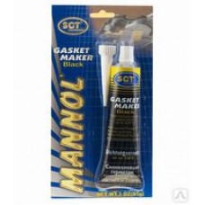 MANNOL герметик силикон. черн.SILICONE-GASKET SCHWARZ (85мл) -40С+230С)