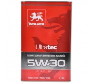 Олива WOLVER Ultratec 5W-30, 504/507. C3 API SN/CF 4л