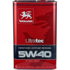 Олива WOLVER Ultratec 5W-40,  SN/CF  4л 