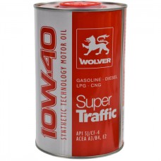 Олива WOLVER Super Traffic 10W-40, API SJ/CF-4  1л